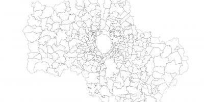 Moskva gemeenten kaart
